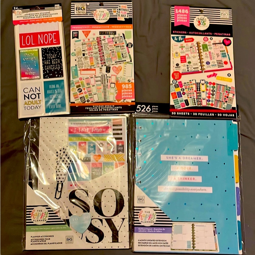 Happy planner accessories